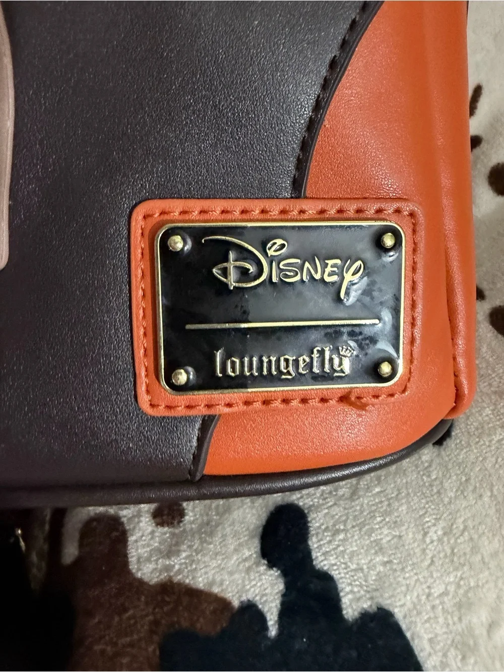 Loungefly Scar Character Mini Backpack in Orange, Brown & Yellow